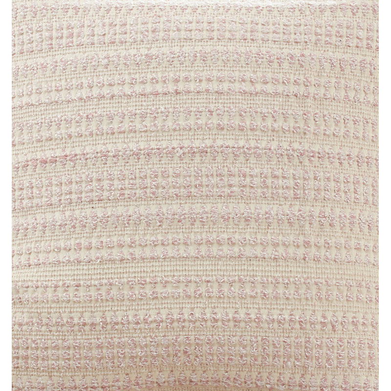 Celeste Collection Geometric Cotton Blend Throw Pillow, Pink, Polyester/Polyfill