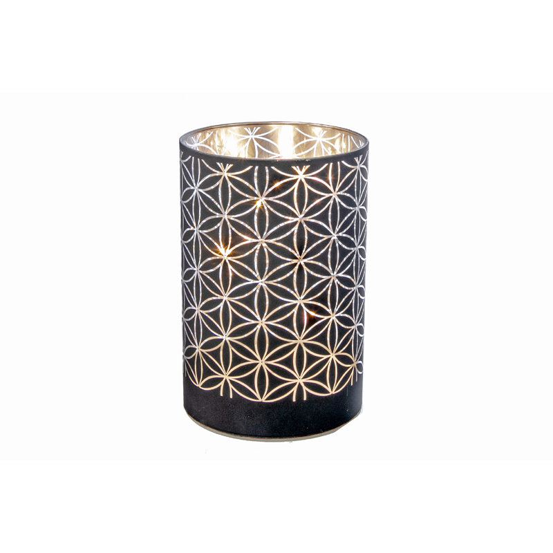 Support à DEL en verre cylindrique