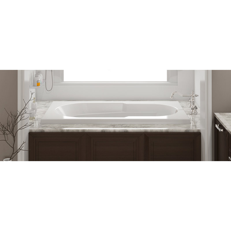Signature® 72" x 36" Drop In Bathtub, Oyster