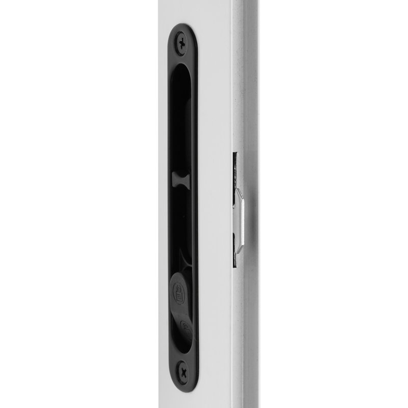 Loquet pour porte coulissante encastrée noire Prime-Line