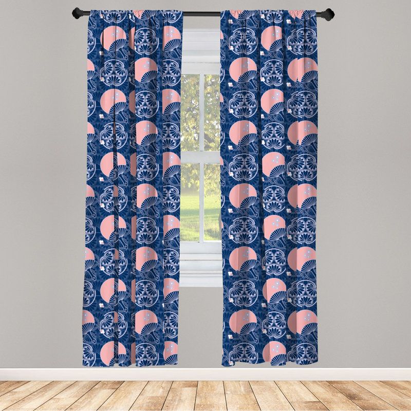 Semi-Sheer Rod Pocket Curtain Panels, 28" x 95"