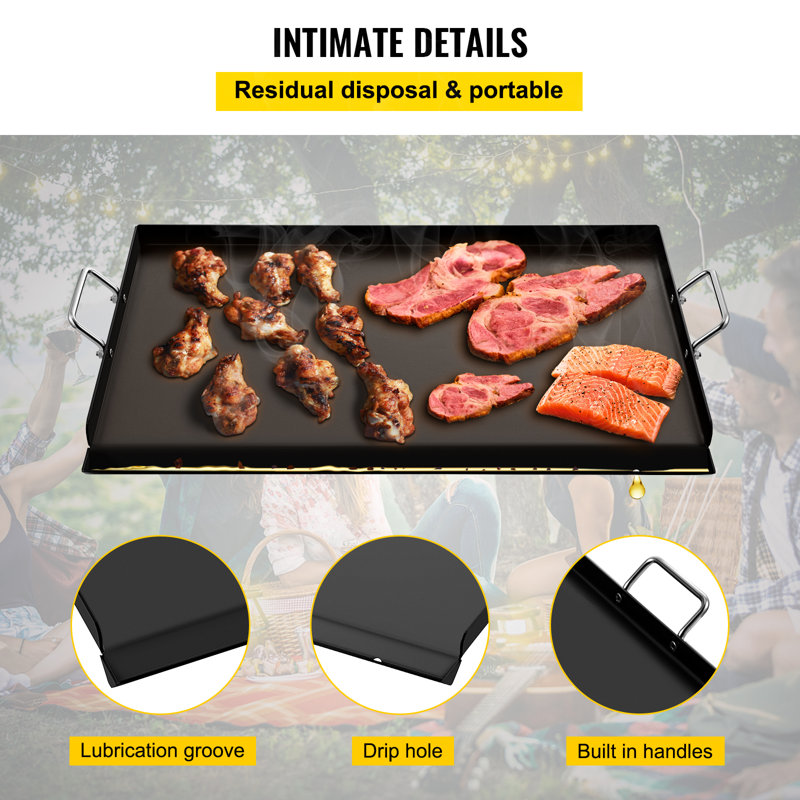 Carbon Steel Flat Top Griddle Plate for Even Cooking