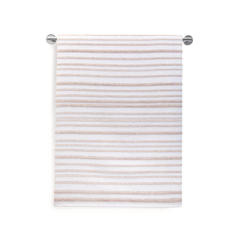 Cotton Plush Hand Towel, Linen/White