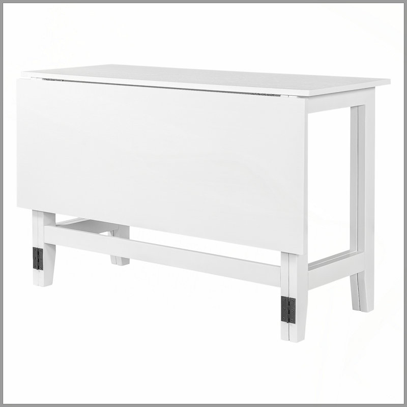 Table de salle à manger extensible Farmhouse, Blanc