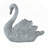 16.5X9x15.5" Mgo Swan Planter