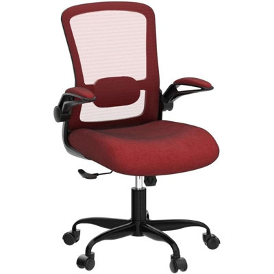 Office Chair, Ergonomic Desk Chair with Adjustable Lumbar Support, High Back Mesh Computer Chair with Flip-up Armrests-BIFMA Passed Task Chairs, Executive Chair for Home Office