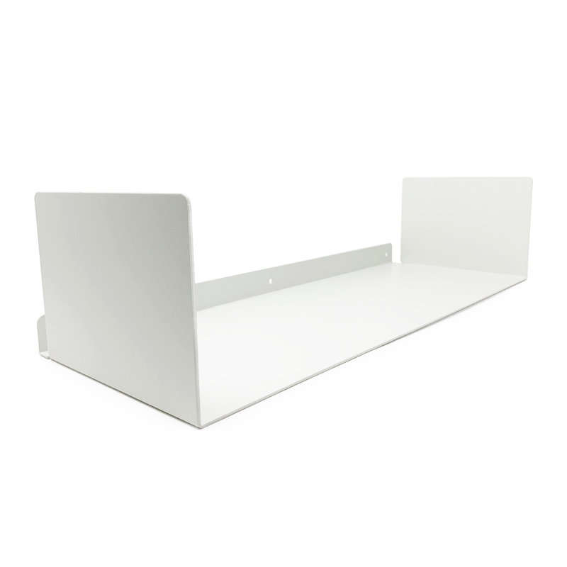 Metal Floating Shelf, White