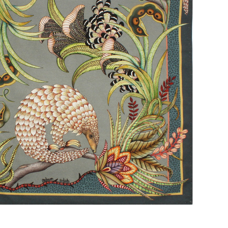 Tea Towel - Pangolin Pair, Ash