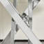 Leonardo Side Table Grey Glass Marble Top Silver Legs-211439482-211439486