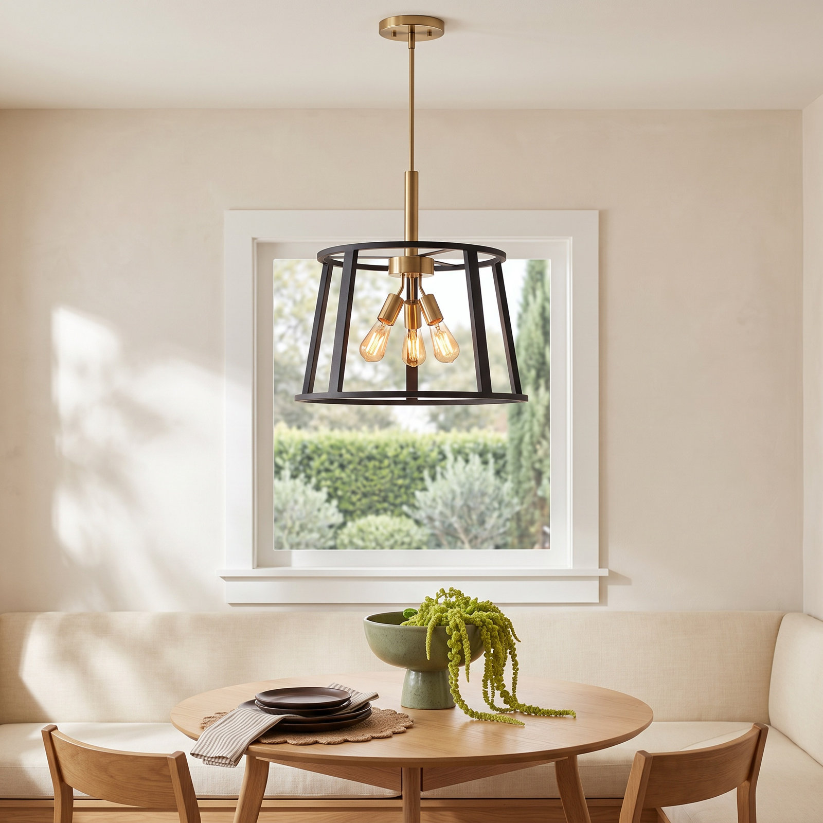 Brielle 3 - Light Dimmable Geometric Chandelier
