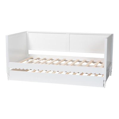 Lit de jour simple avec couchette Baxton Studio Roni