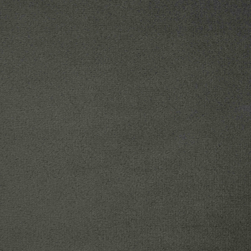 Canapé et chaise longue en velours de 86,6 po Demeter, Velours gris, Face à la gauche