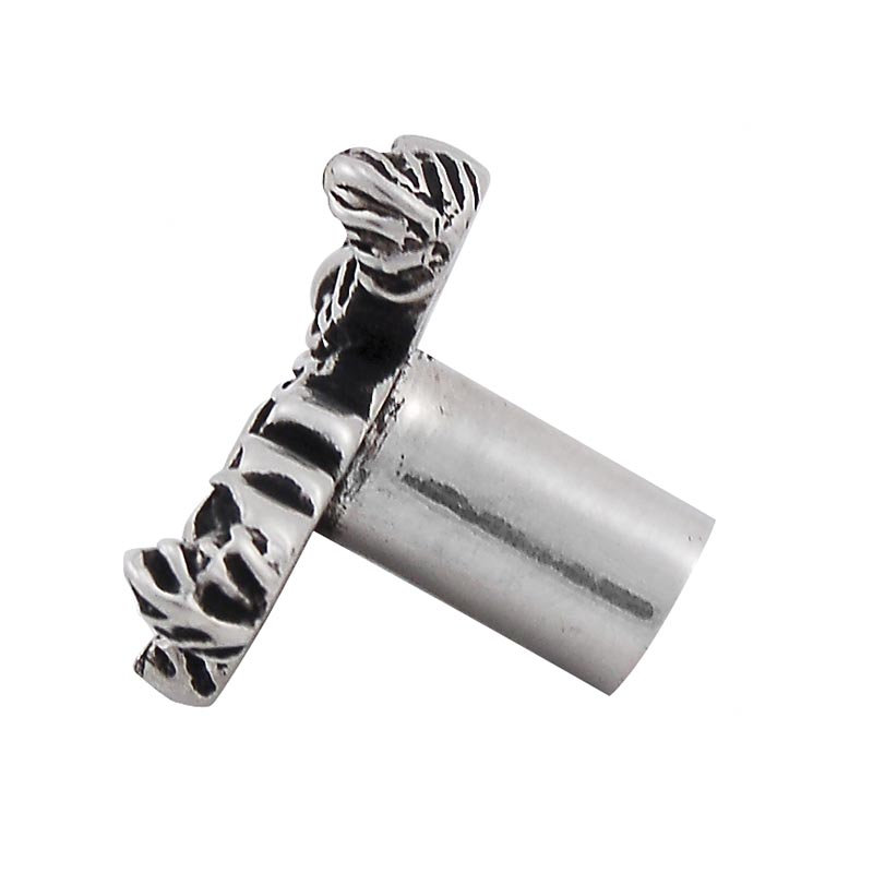 Carlotta Novelty Knob, Antique Silver