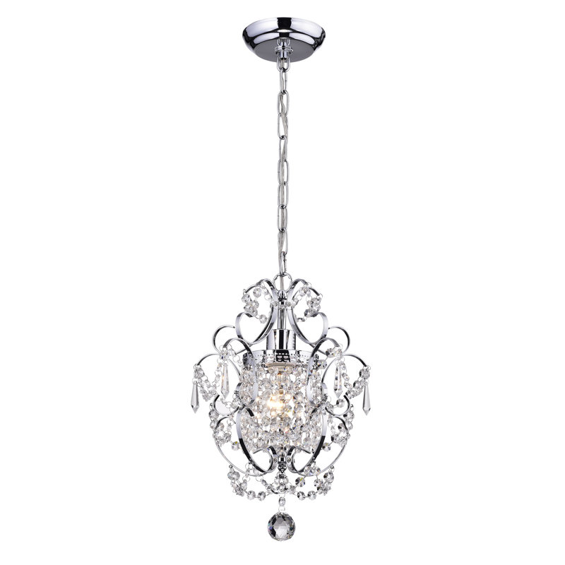 Darval 1 - Light Unique Geometric Pendant, Chrome