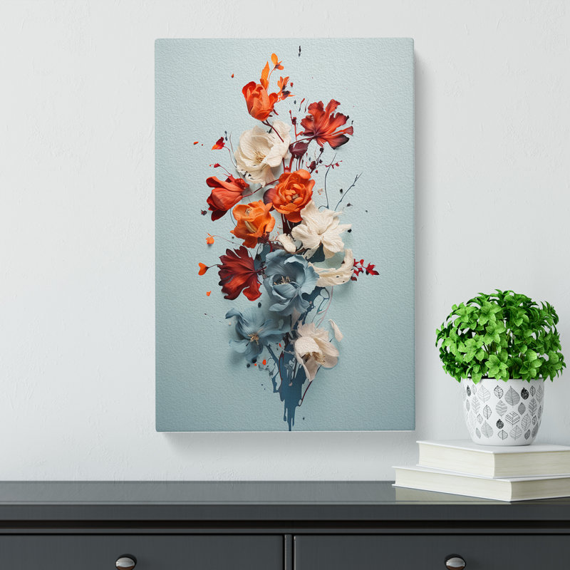 Floral Minimalism No.2 - Print, 60cm H x 40cm W x 3cm D
