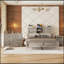 Ensemble de chambre à coucher 3 pièces avec tête de lit, table de chevet et commode -772938787-772938789
