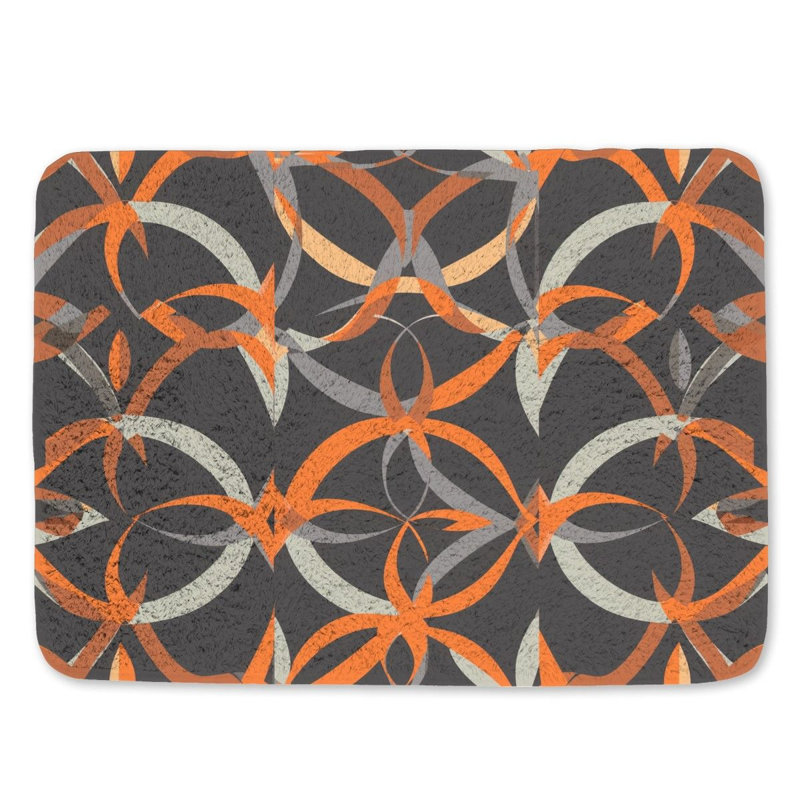 Duax Microfiber / Microsuede Non-Slip Bath Mat, 21"W x 34"L
