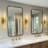 Fabrianna Brass Glass Wall Light-1599491075