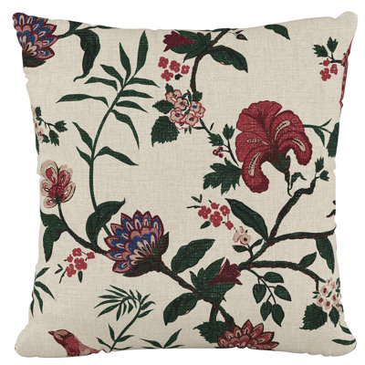 Radford Cotton Floral Throw Pillow