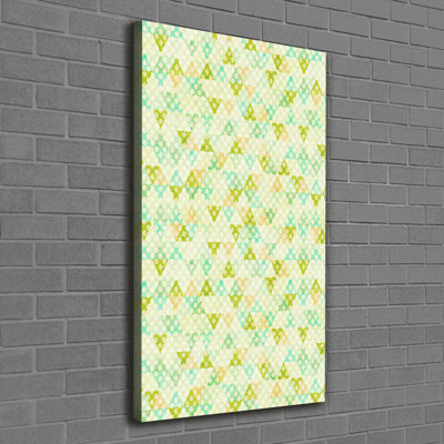 Geometric Background - Wrapped Canvas Print