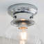 Oldsmar Glass Semi Flush Mount