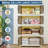 Stackable Storage Bins, Plastic Bins for Storage with Lids, Plastic Storages Drawers with Magnetic Doors & Wheels, Foldable Collapsible Closet Organizers for Home, Dorm, Office-1303310622