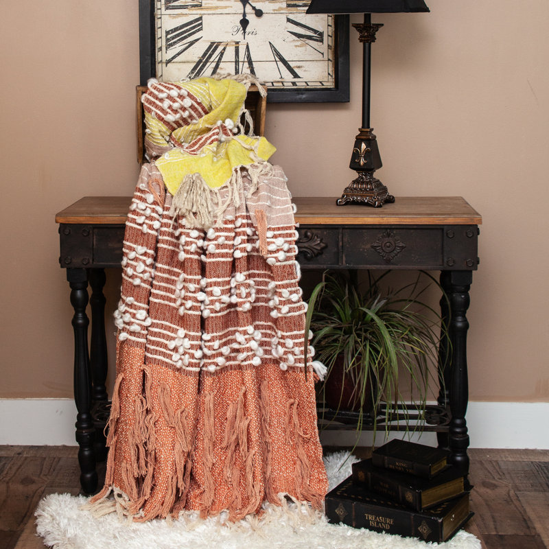 Hand Woven Throw Blanket