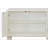White & Silver Shimmer Finish Console Cabinet