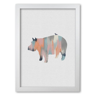 Pastel Hippo - Print