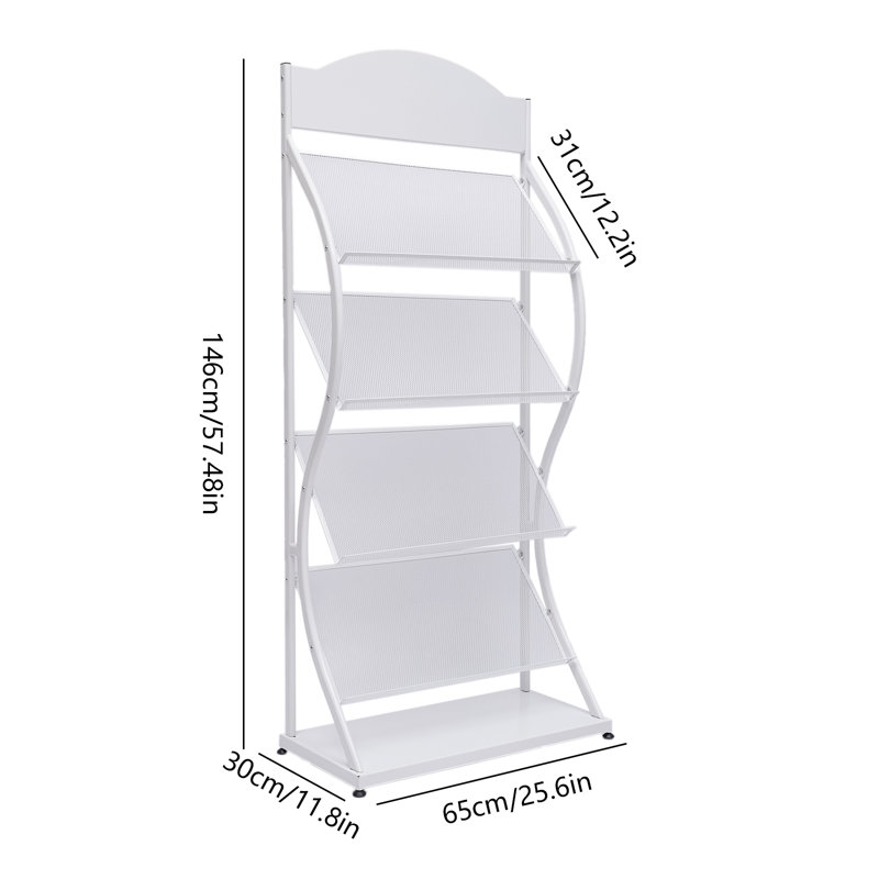 Creasie Floor-Standing Magazine Display Rack