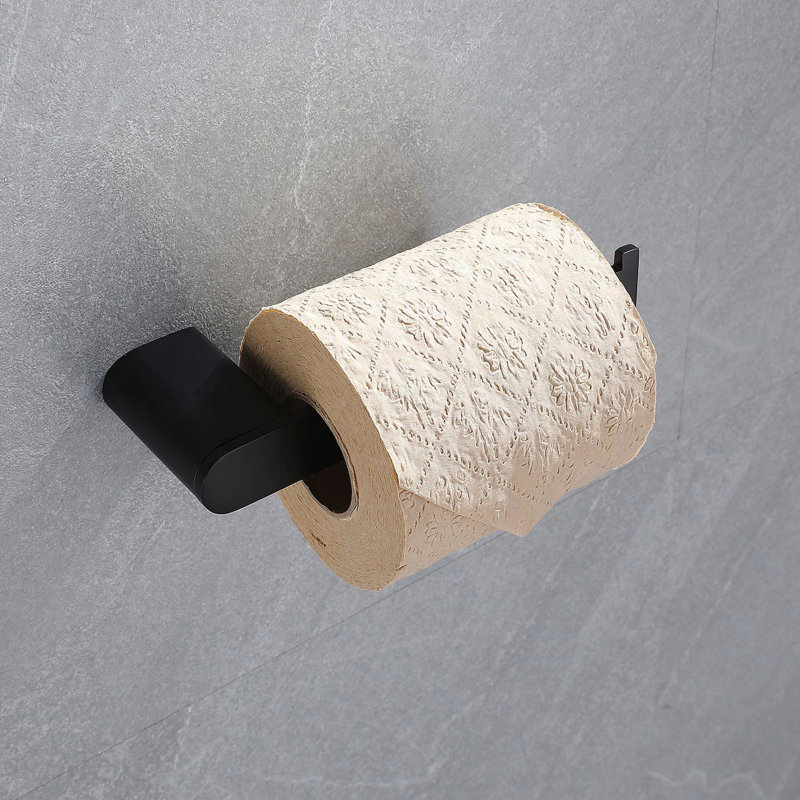 Ensemble de quincaillerie de salle de bain 5 pièces, Noir mat