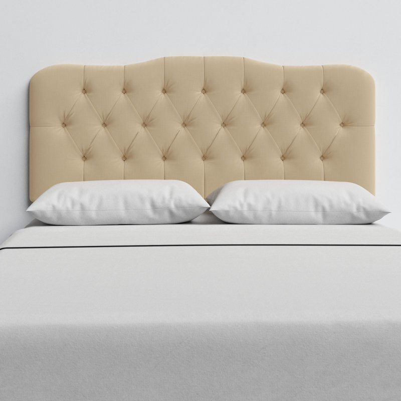 Rodan Upholstered Headboard, Queen, Classic Sandstone Linen