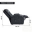 Fauteuil inclinable en polyuréthane PU à position infinie avec massage par vibration à 8 points, chauffage lombaire et recharge USB pour un confort accru pour les personnes âgées-33385106