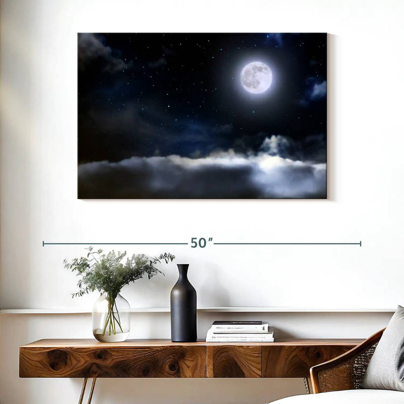 Oberle Glowing Moon, 26" H x 39" W