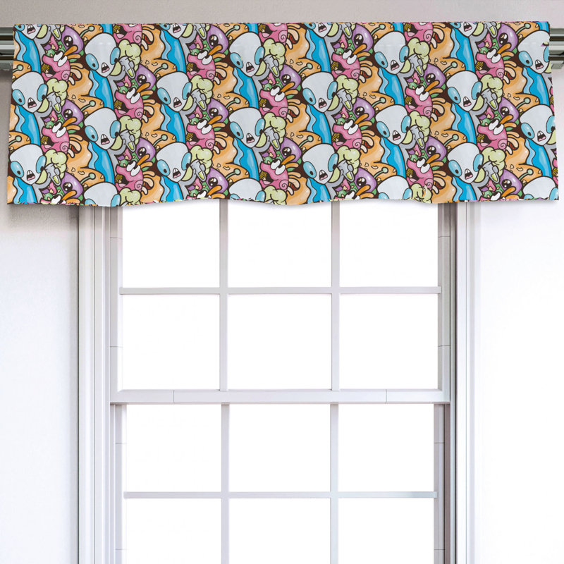 Sateen Ruffled Window Valance