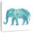 Brampt Boho Teal Elephant II
