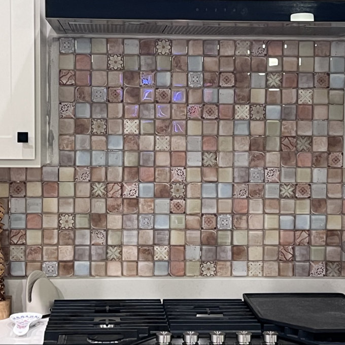 Hot Sale Decorative Wall Mirror Glass Mosaic Tiles Backsplash - China