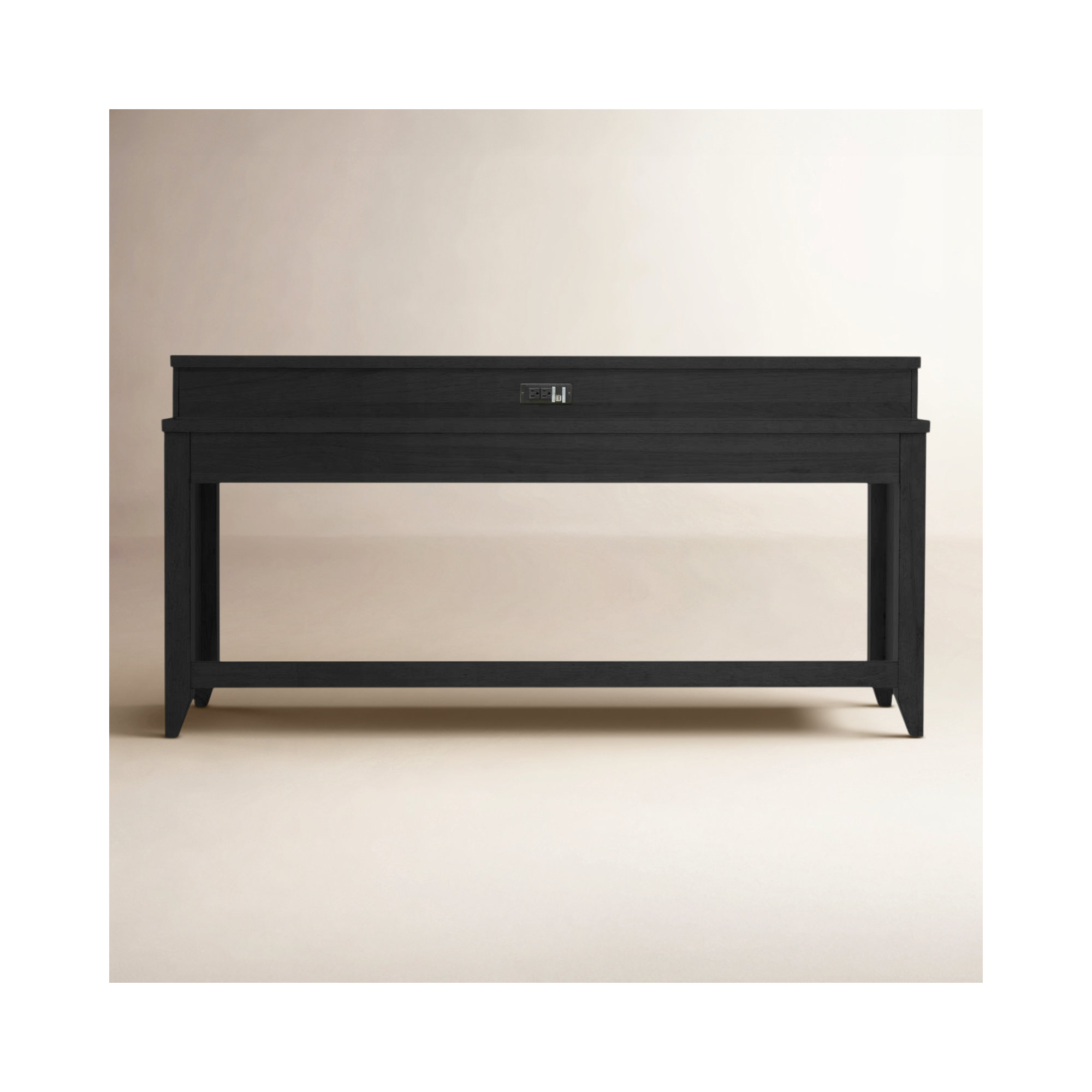 Mya 72" Console Table, 36" H x 72" W x 18" D, Black