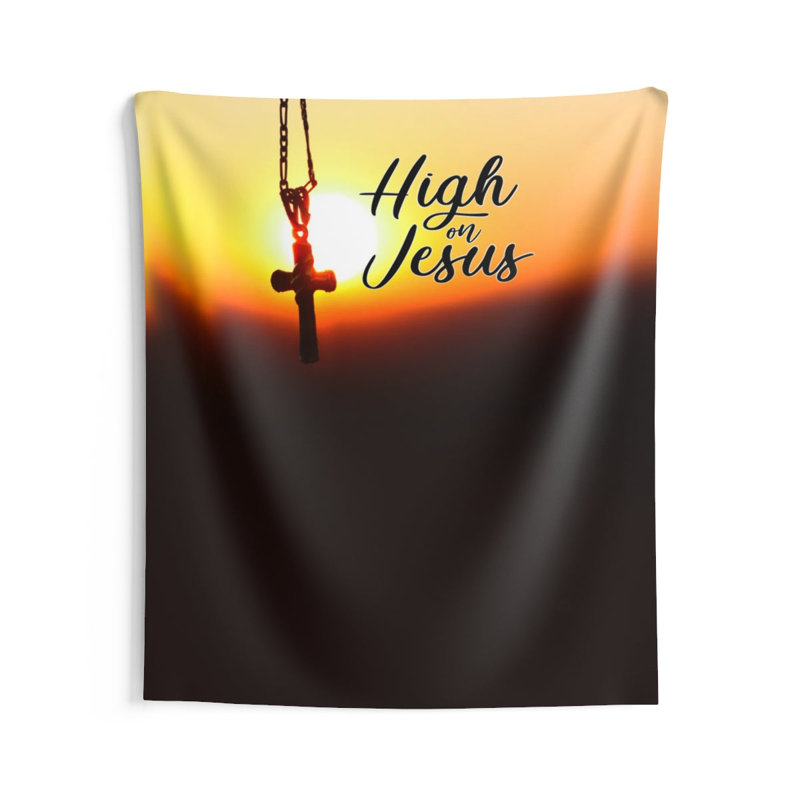 Tapisserie en polyester, H 80 po x l 68 po