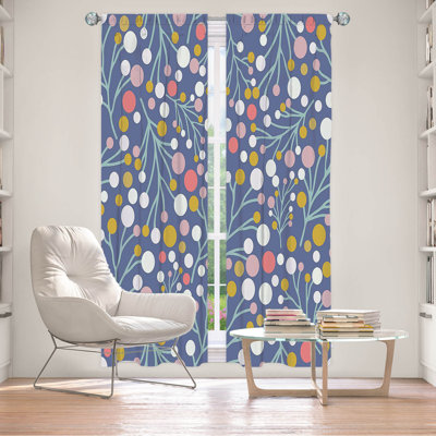 Paire de rideaux obscurcissant en polyester Glenoe