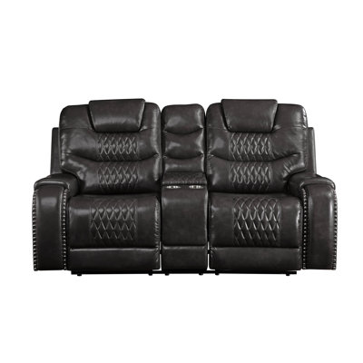 Horing Reclining 78" Pillow Top Arm Loveseat