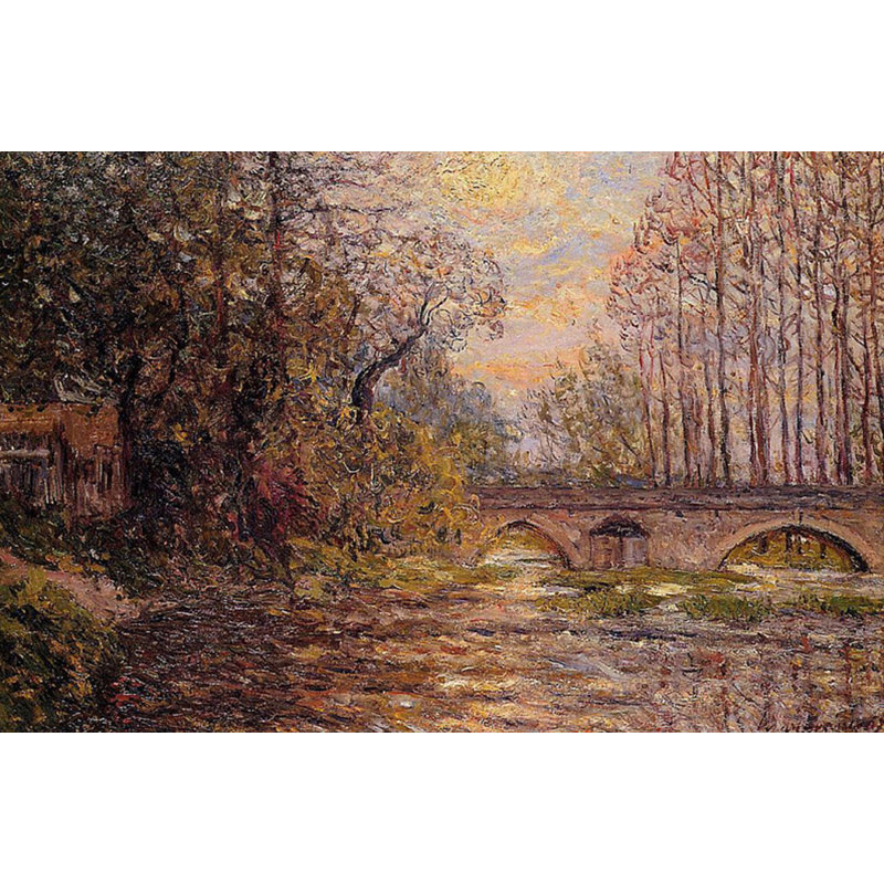 Coucher de soleil sur la loire, 1907