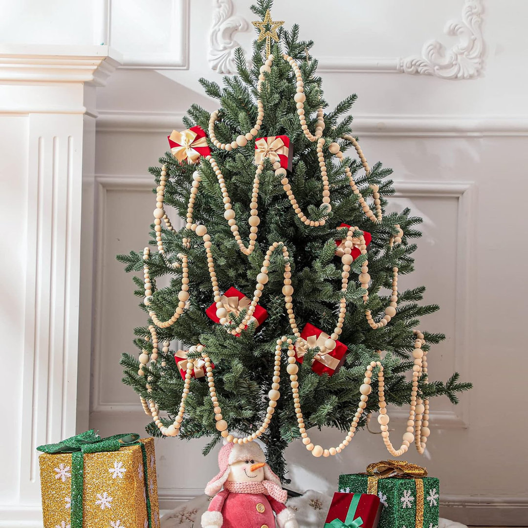 Wood 87'' Novelty Garland Garland Dakota Fields