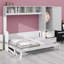 Lit escamotable Murphy avec placard et tiroirs-380691702