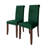 Brown Wooden Dining Chair With Velvet Cover-2011609390