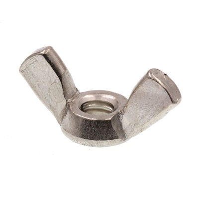 Wing Nuts, Cold-Forged, #10-24, Grade 18-8 Stainless Steel (10 Pack)