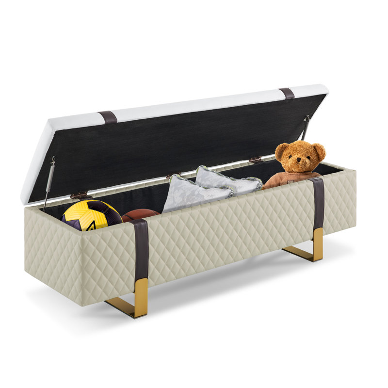 Repose-pieds avec repose-pieds Mercer41, Beige