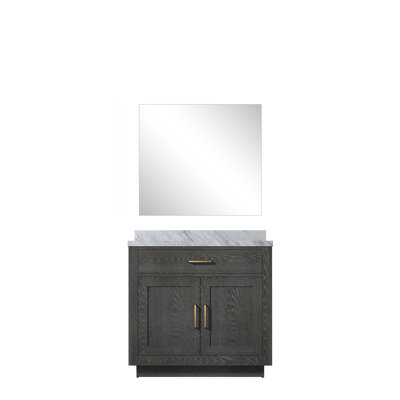 Meuble-lavabo double Shelter et miroirs 28 po