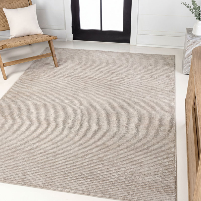 Tapis crème / argent Wolcott, Rectangle 4pi x 6 pi