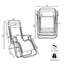 Fauteuil inclinable / pliable Oisin